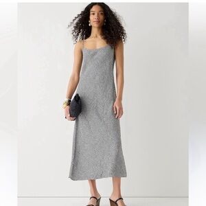 Elegant Black and White Women's Dress
